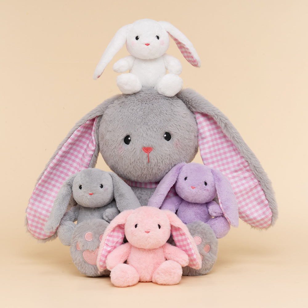 11" Rabbit Stuffed Animal with 4 Babies Bunny Inside