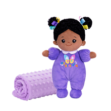 Load image into Gallery viewer, iFrodoll Personalized Doll & Baby Blanket (30"/40"/47") Gift Set