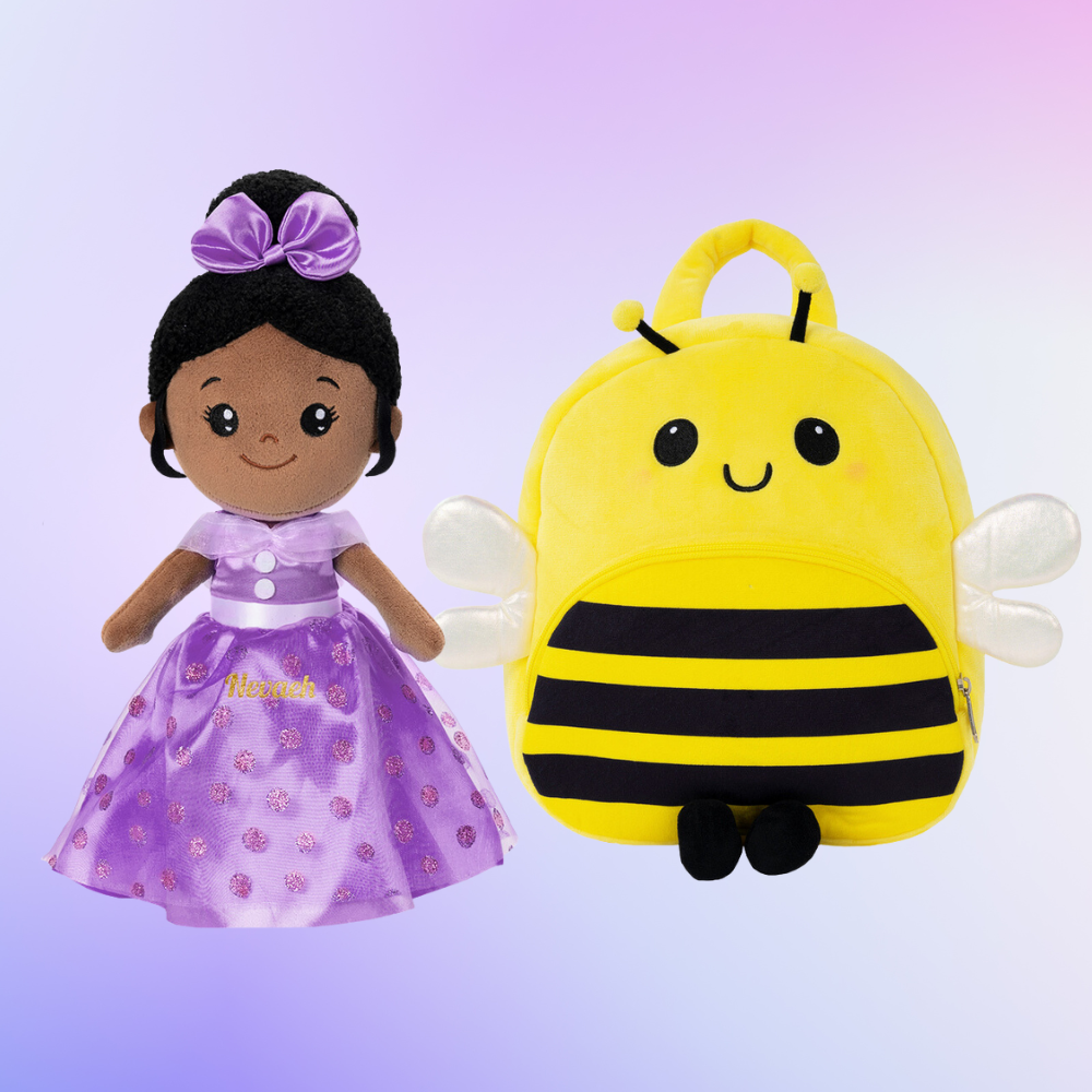 iFrodoll Personalized Animal Plush Rag Backpack