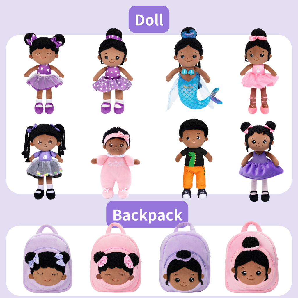 iFrodoll Name Personalized Plush Doll (Optional Backpack Combo)