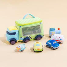 Load image into Gallery viewer, iFrodoll Personalized Baby&#39;s First Cars Story Plush Playset Sound Toy Gift Set
