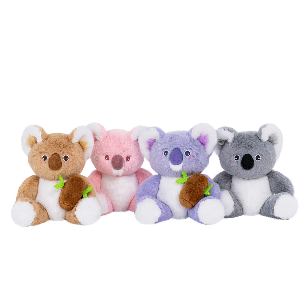 iFrodoll Koala Family with 4 Babies Plush Playset Animals Stuffed Gift Set for Toddler
