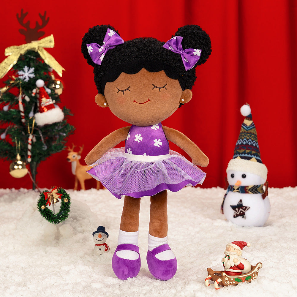 Christmas Sale - Personalized Deep Skin Tone Plush Doll