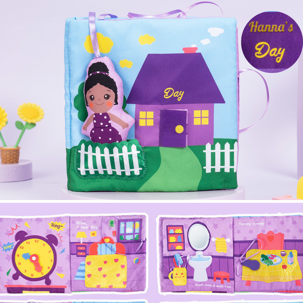 Kid Most Wanted Gift Set (Save 40%)- iFrodoll Personalized Plush Doll x 2, Backpack x1, Washcloth x1
