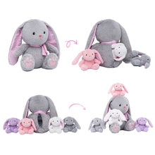 Load image into Gallery viewer, Plush Stuffed Animal Family Toy Set Mommy with Babies - 11 Themes