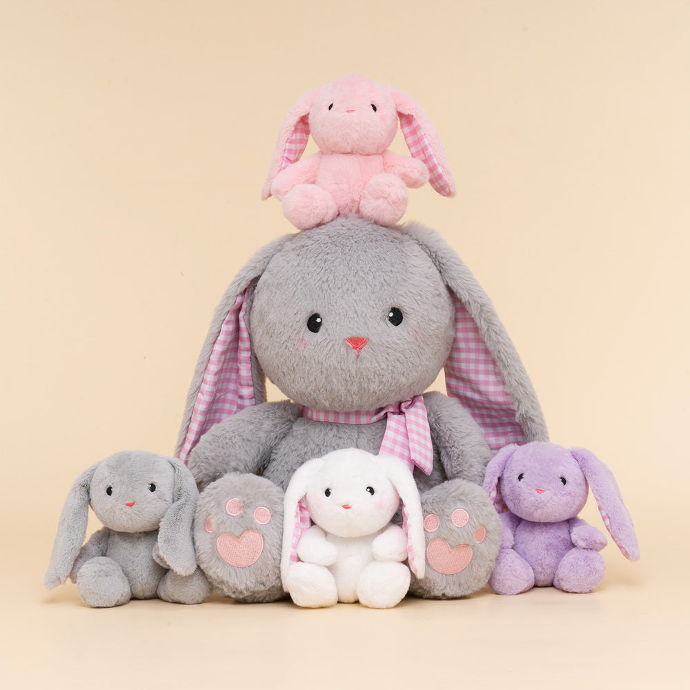 Plush Stuffed Animal Family Toy Set Mommy with Babies - 11 Themes