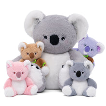 Load image into Gallery viewer, Plush Stuffed Animal Family Toy Set Mommy with Babies - 11 Themes