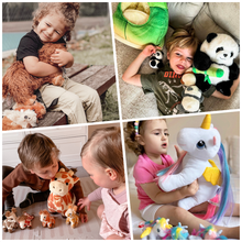 Load image into Gallery viewer, Plush Stuffed Animal Family Toy Set Mommy with Babies - 11 Themes