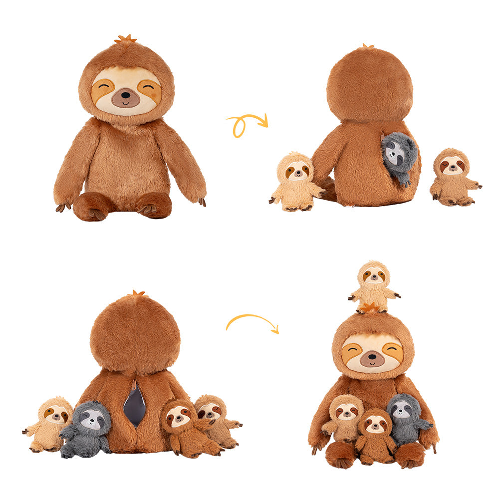 iFrodoll Stuffed Animals with Babies Inside Plush Playset Stuffed Animals Gift Set