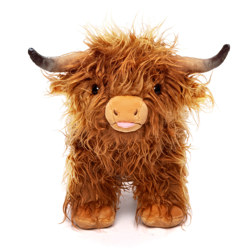 Highland Cattle Stuffed Animal with 4 Babies Inside