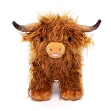 Load image into Gallery viewer, Highland Cattle Stuffed Animal with 4 Babies Inside