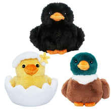 Load image into Gallery viewer, Mallard Dabbling Duck Plush Stuffed With 4 Ducklings in Nest