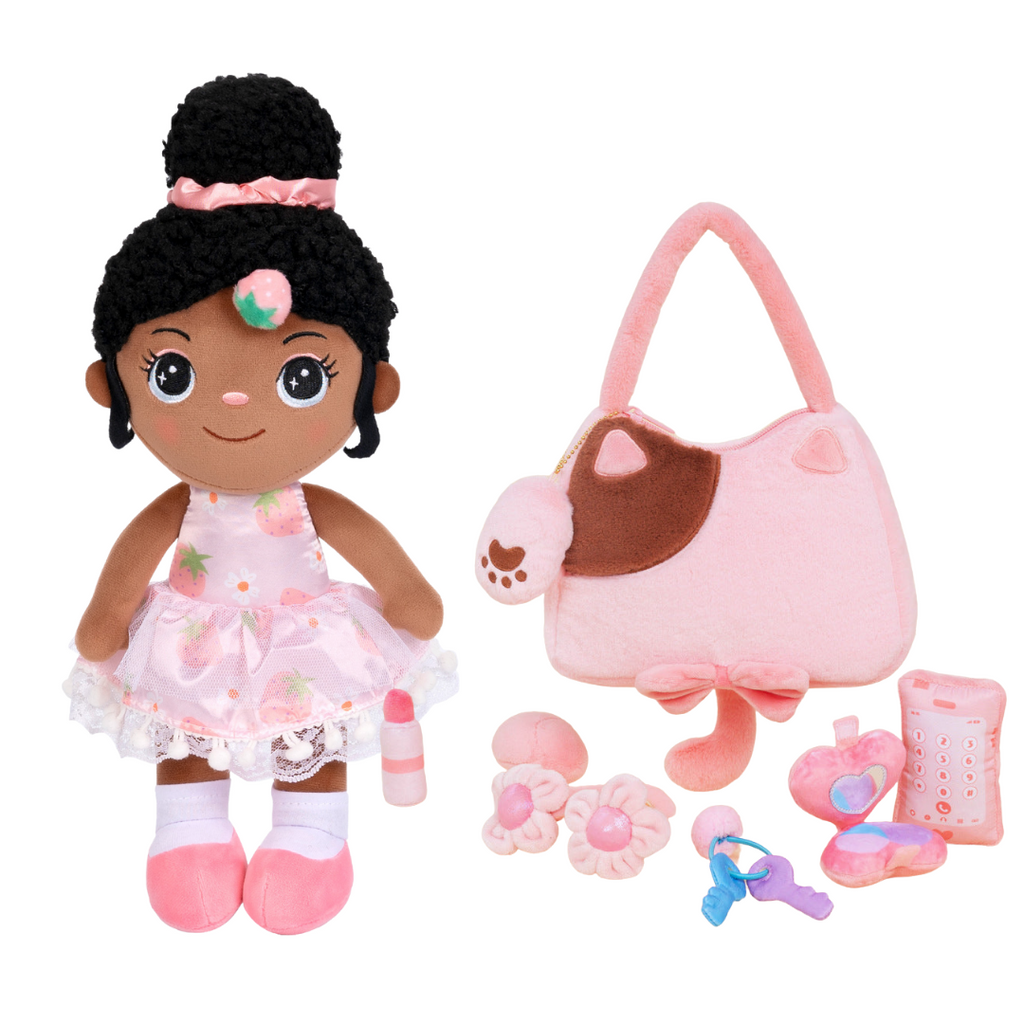 Kids bag pink Minnie age ( 2 to 6 year old) nursery LKG UKG soft teddy bag