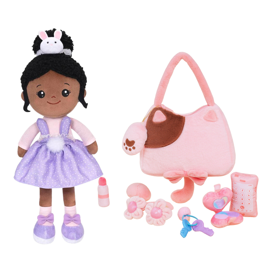 iFrodoll Personalized Doll and Plush Purse Playset Gift Set