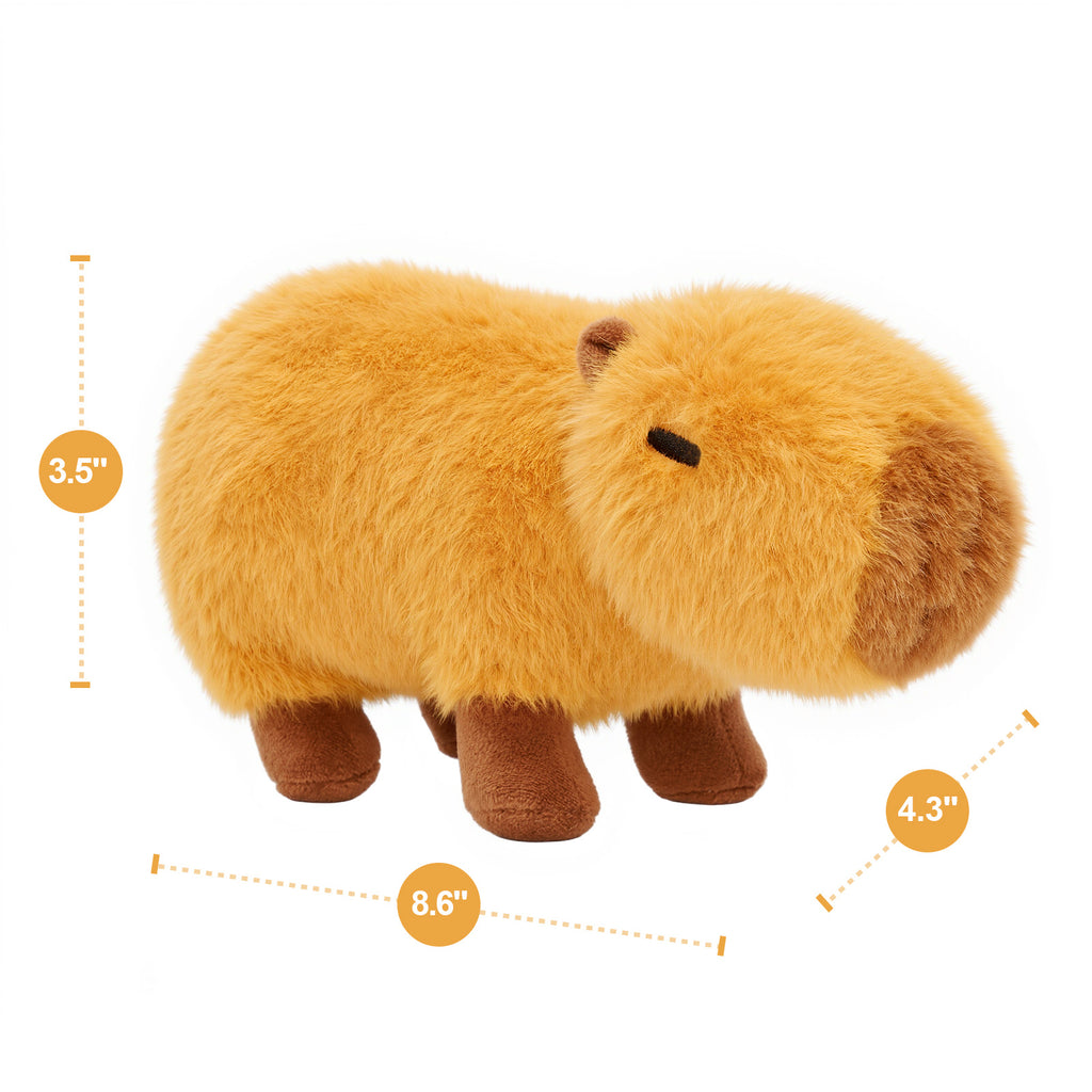 8.5 Inch Cute Mini Plush Capybara, Animal Style Children's Toy