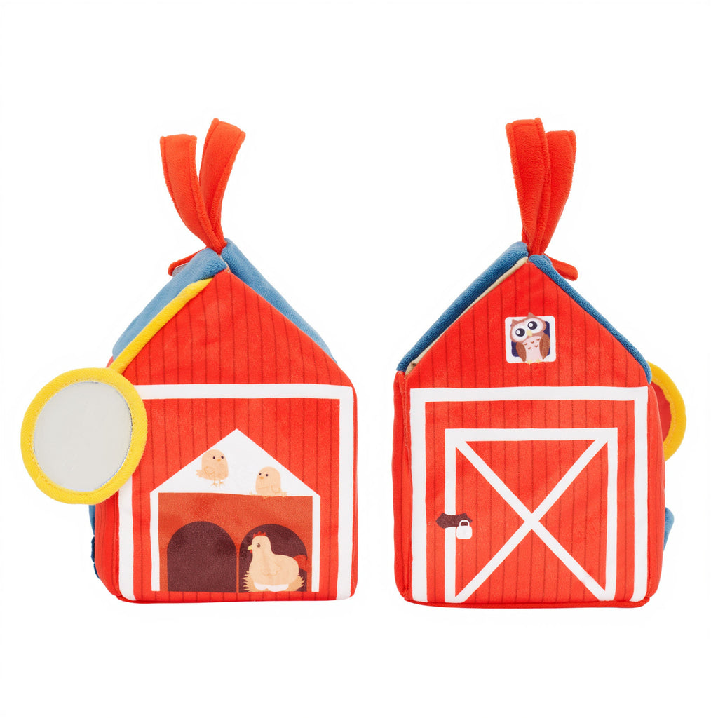 Personalised Baby's First Animal Farm Plush Toy Set