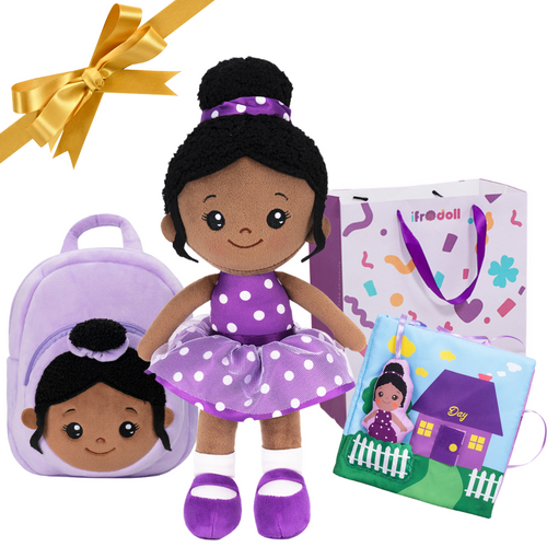 [Learn in Fun] iFrodoll Personalized Doll, Backpack and Cloth Book Gift Set (Save 30%)