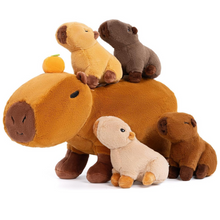 Load image into Gallery viewer, Plush Stuffed Animal Family Toy Set Mommy with Babies - 11 Themes