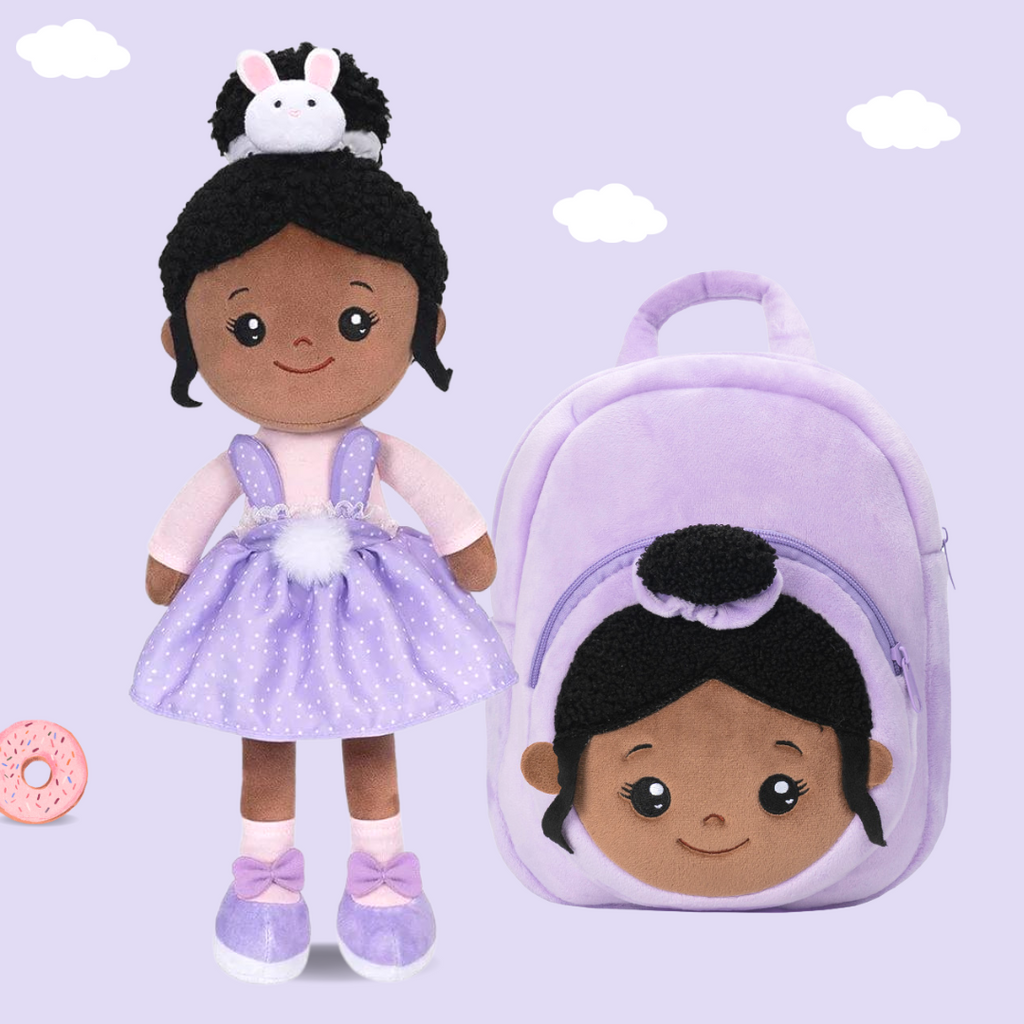 iFrodoll Personalized Plush Doll & Backpack Gift Set