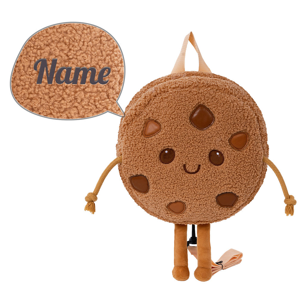 iFrodoll Custom Personalized Name Cookie Plush Baby Backpack