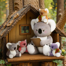 Load image into Gallery viewer, iFrodoll Koala Family with 4 Babies Plush Playset Animals Stuffed Gift Set for Toddler