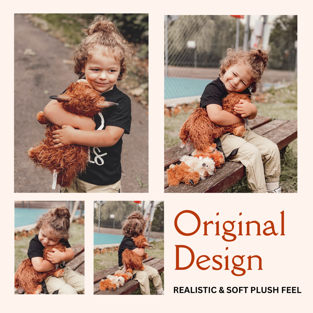 Plush Stuffed Animal Family Toy Set Mommy with Babies - 11 Themes