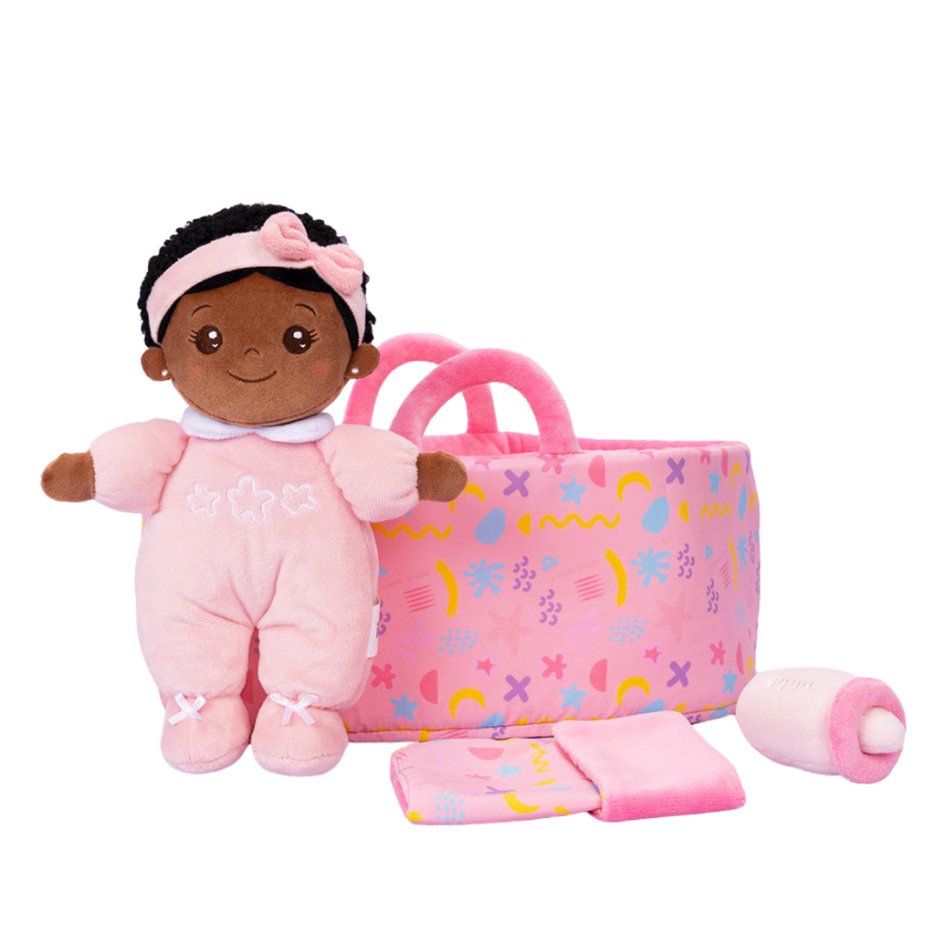 iFrodoll Personalized Deep Skin Tone Plush Doll & Backpack Giftset (Buy 2 Get 15% Off Code VIPONLY)