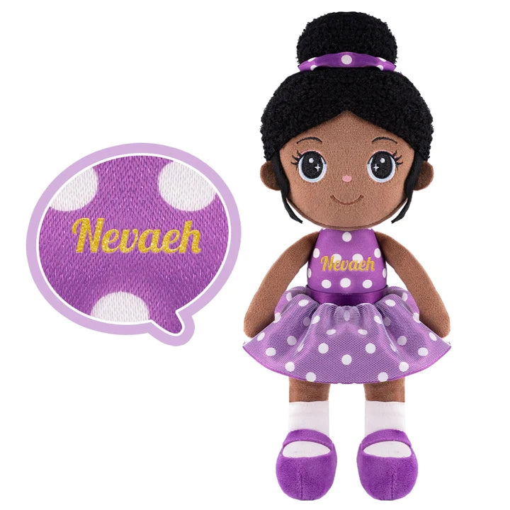 [iFrodoll Nevaeh Series] Personalized Deep Skin Tone Plush Doll Or Backpack