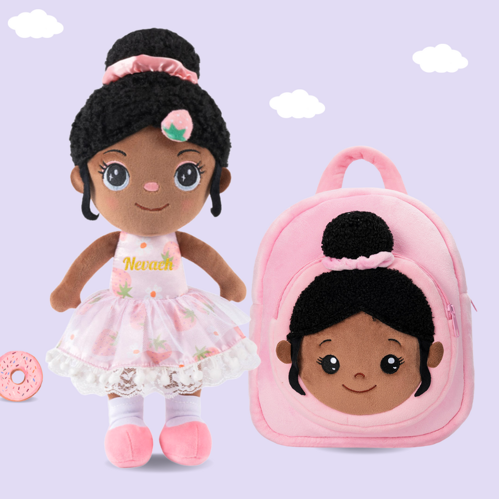 iFrodoll Personalized Plush Doll Backpack Gift Set