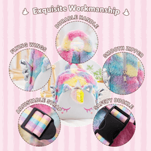 Load image into Gallery viewer, OUOZZZ Personalized Unicorn Plush Backpack