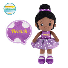 Load image into Gallery viewer, iFrodoll Personalized Deep Skin Tone Plush Doll and Backpack Gift Set 10