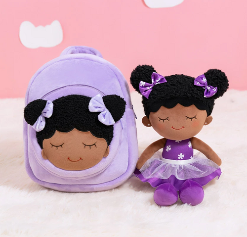 iFrodoll Personalized Deep Skin Tone Plush Dora Doll 04