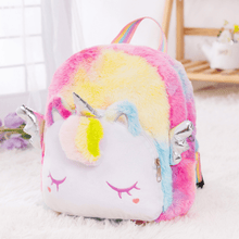 Load image into Gallery viewer, OUOZZZ Personalized Unicorn Plush Backpack