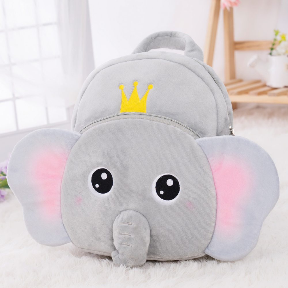 iFrodoll Personalized Animal Plush Rag Backpack