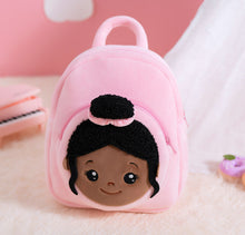 Load image into Gallery viewer, iFrodoll Personalized Deep Skin Tone Plush Backpack for Kids