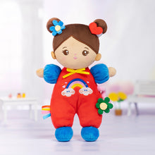 Load image into Gallery viewer, iFrodoll Personalized Brown Skin Tone Mini Plush Baby Girl Doll