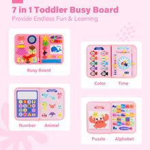 Load image into Gallery viewer, iFrodoll Personalized Toddler Busy Board Plush Montessori Toy for Toddlers