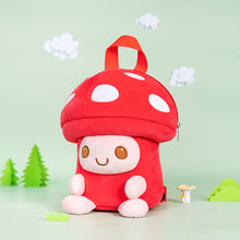 Load image into Gallery viewer, iFrodoll Personalized Red Mushroom Plush Backpack