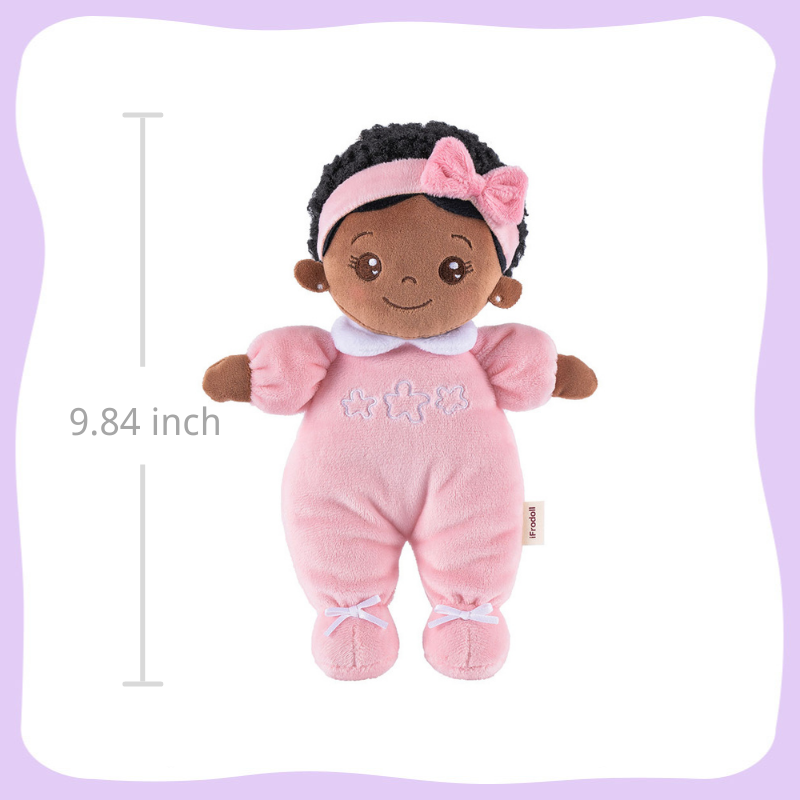 baby doll backpack that made kids look pregnant Ifrodoll Black Baby Doll, Personalized Doll and Backpack, Gifts For 1 2 3 Year Old Girls