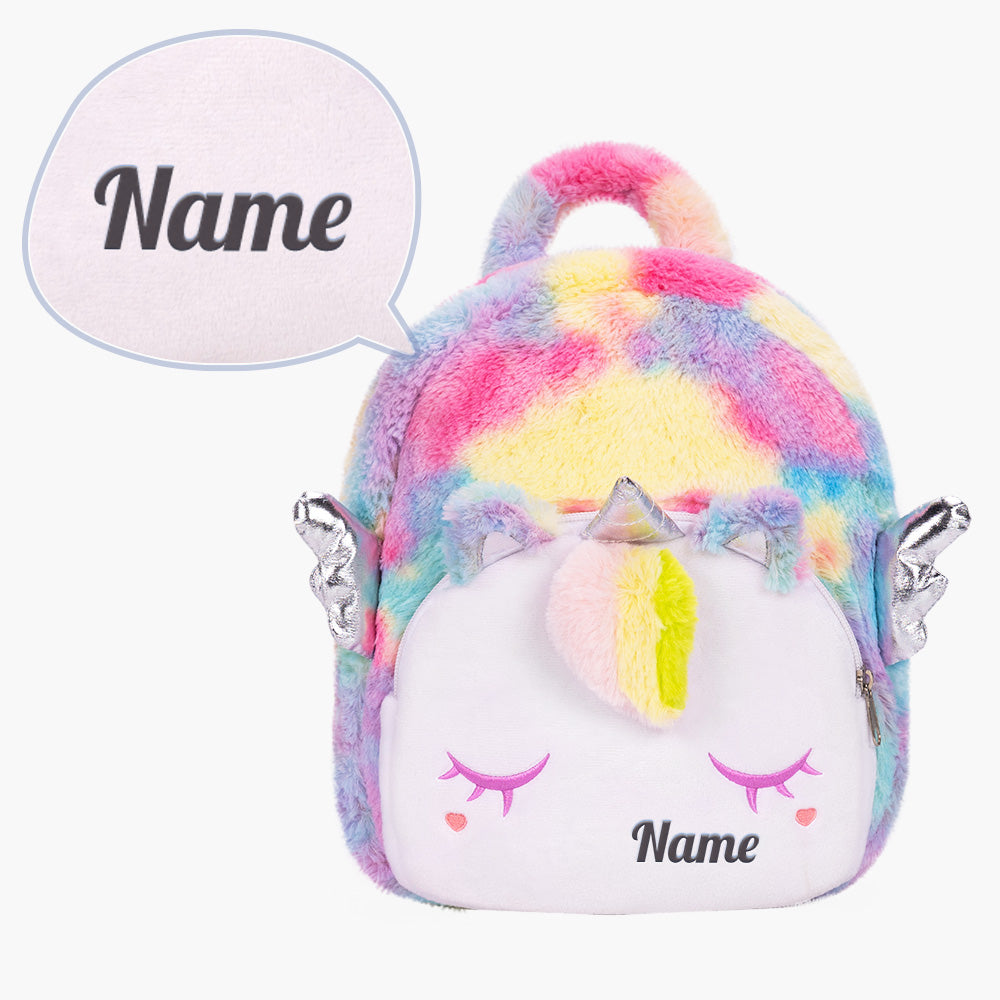 iFrodoll Personalized Animal Unicorn Plush Backpack