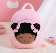 Load image into Gallery viewer, iFrodoll Personalized Deep Skin Tone Plush Backpack for Kids