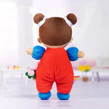 Load image into Gallery viewer, iFrodoll Personalized Brown Skin Tone Mini Plush Baby Girl Doll