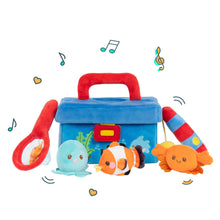 Load image into Gallery viewer, iFrodoll Personalized Baby&#39;s First Fishing Tackle Box Plush Playset Sound Toys Set