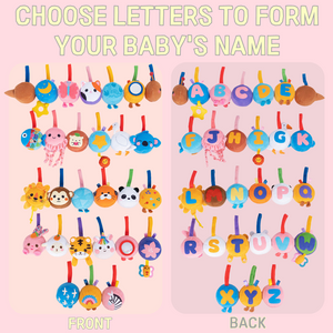 iFrodoll Multiple Use Plush Alphabet Caterpillar Activity Velcro Toy