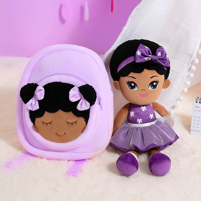 iFrodoll Personalized Deep Skin Tone Plush Dora Doll 04