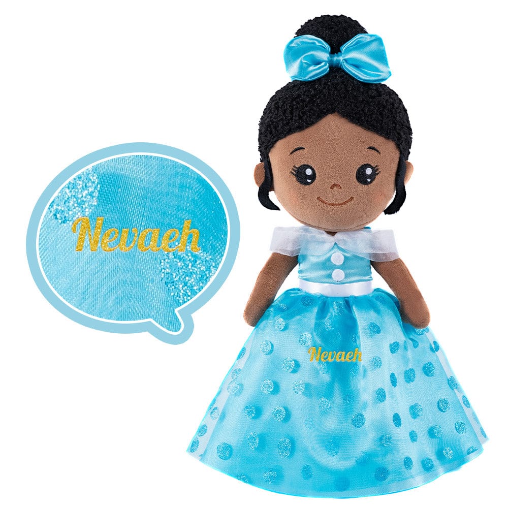 Black Kids Soft Body Princess Cloth Custom Toy Doll With Hair For