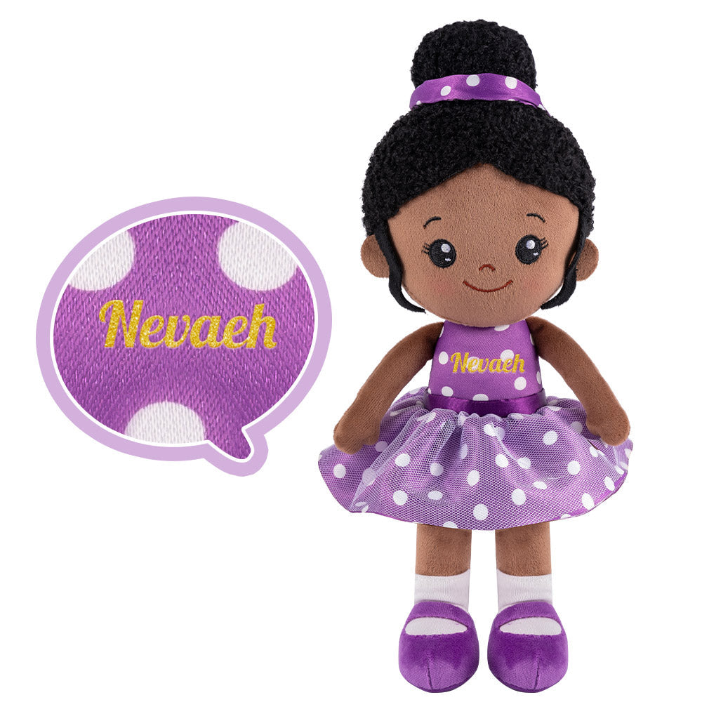 [iFrodoll Nevaeh Series] Personalized Deep Skin Tone Plush Doll Or Backpack